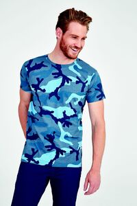 SOLS 01188 - Camo Men Tee Shirt Homme Col Rond