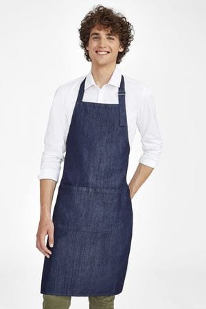 SOLS 02104 - GRANT Tablier Long En Denim Avec Poche