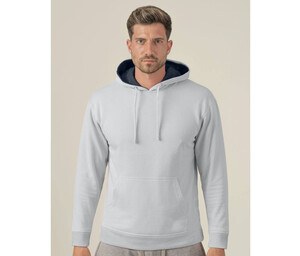 JHK JK266 - Sweat capuche contrasté 265