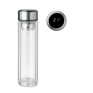 GiftRetail MO6169 - POLE GLASS Bouteille verre double paroi