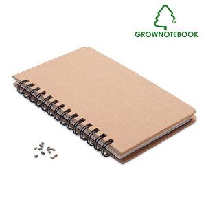 GiftRetail MO6225 - GROWNOTEBOOK™ Un carnet , un Pin