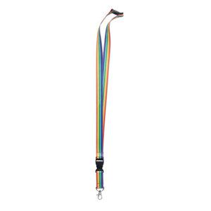 GiftRetail MO6423 - BOWYARD Lanyard en RPET arc-en-ciel