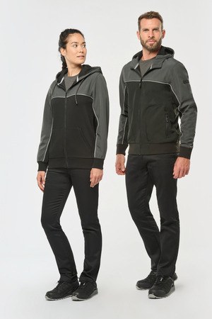 WK. Designed To Work WK450 - Veste softshell 3 couches bicolore BIONIC-FINISH® ECO unisexe