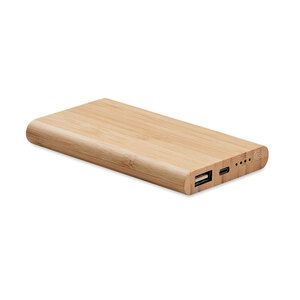 GiftRetail MO6814 - ARENAPOWER C Powerbank bambou de 4000 mAh