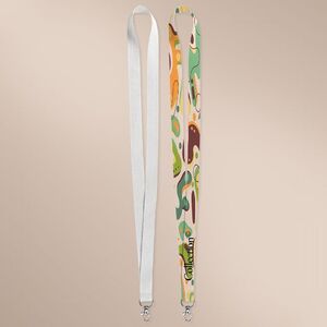 EgotierPro 390952CARAS - Lanière en Polyester pour Sublimation - 100 pcs LANYARD