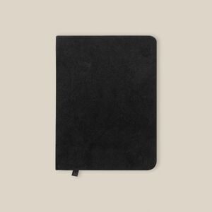 EgotierPro 39549 - Carnet velours 80 pages lignées crème VELVET