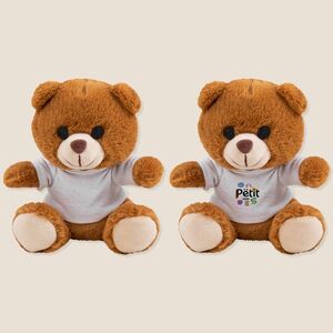 EgotierPro 52581 - Ours en peluche avec t-shirt et capuche GEORGE